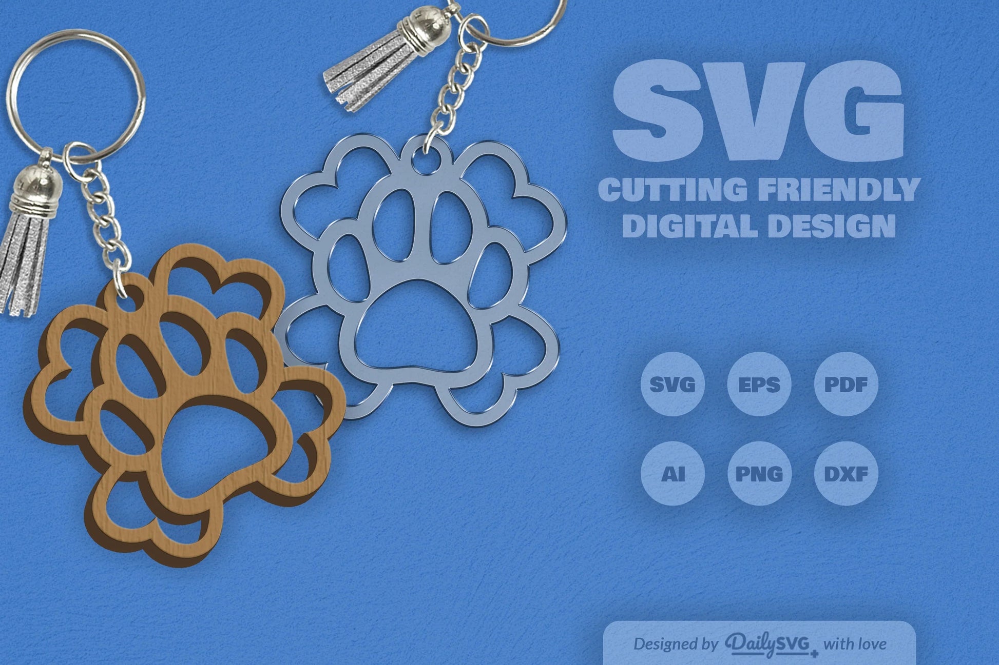 SVG Paw Print SVG Bundle 3 - CraftNest - Digital Crafting and Art