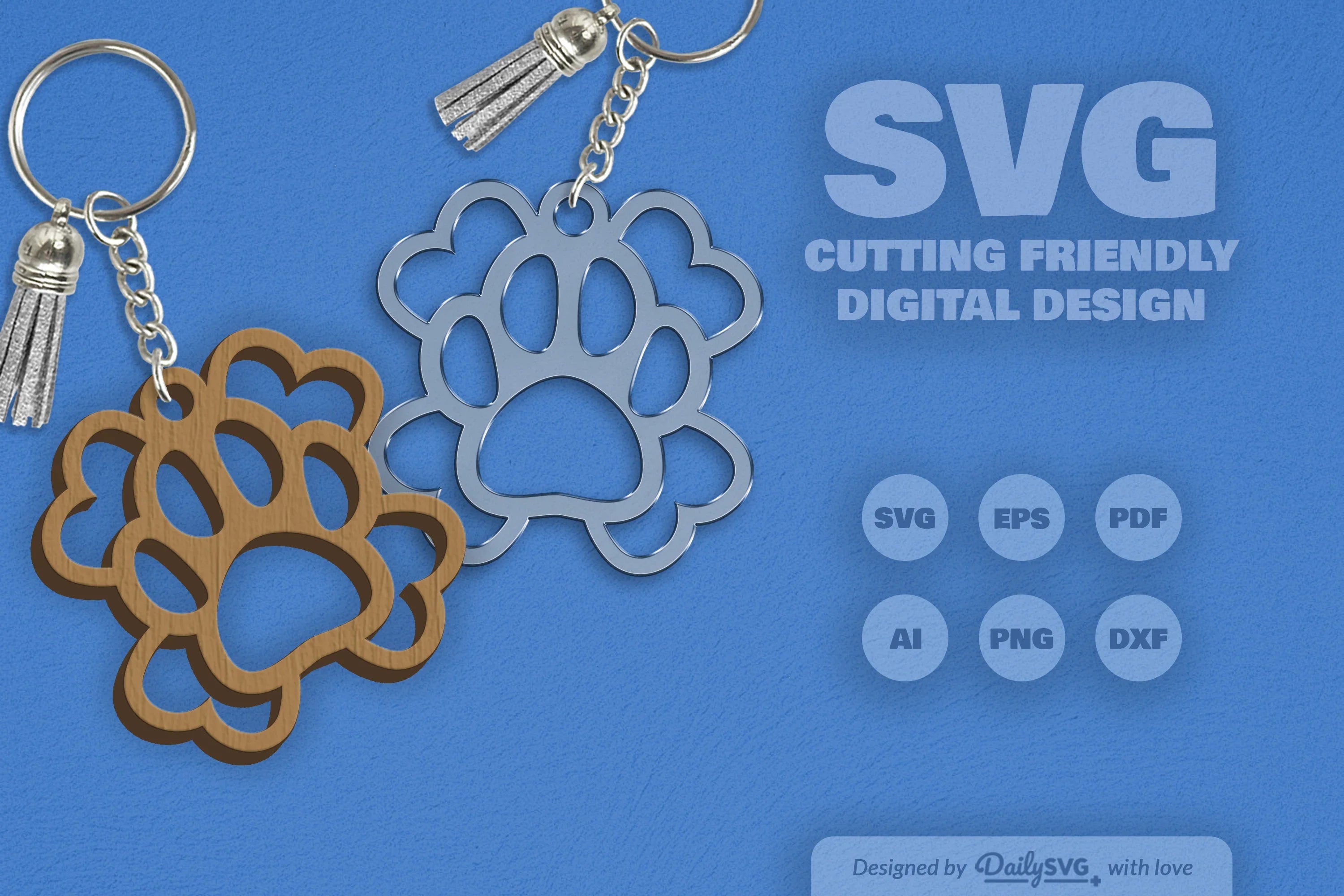 SVG Paw Print SVG Bundle 3 - CraftNest - Digital Crafting and Art