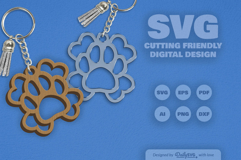SVG Paw Print SVG Bundle 3 - CraftNest - Digital Crafting and Art