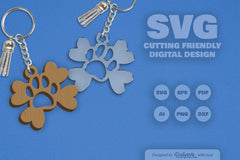 Paw SVG Bundle for Crafting 6 - CraftNest - Digital Crafting and Art
