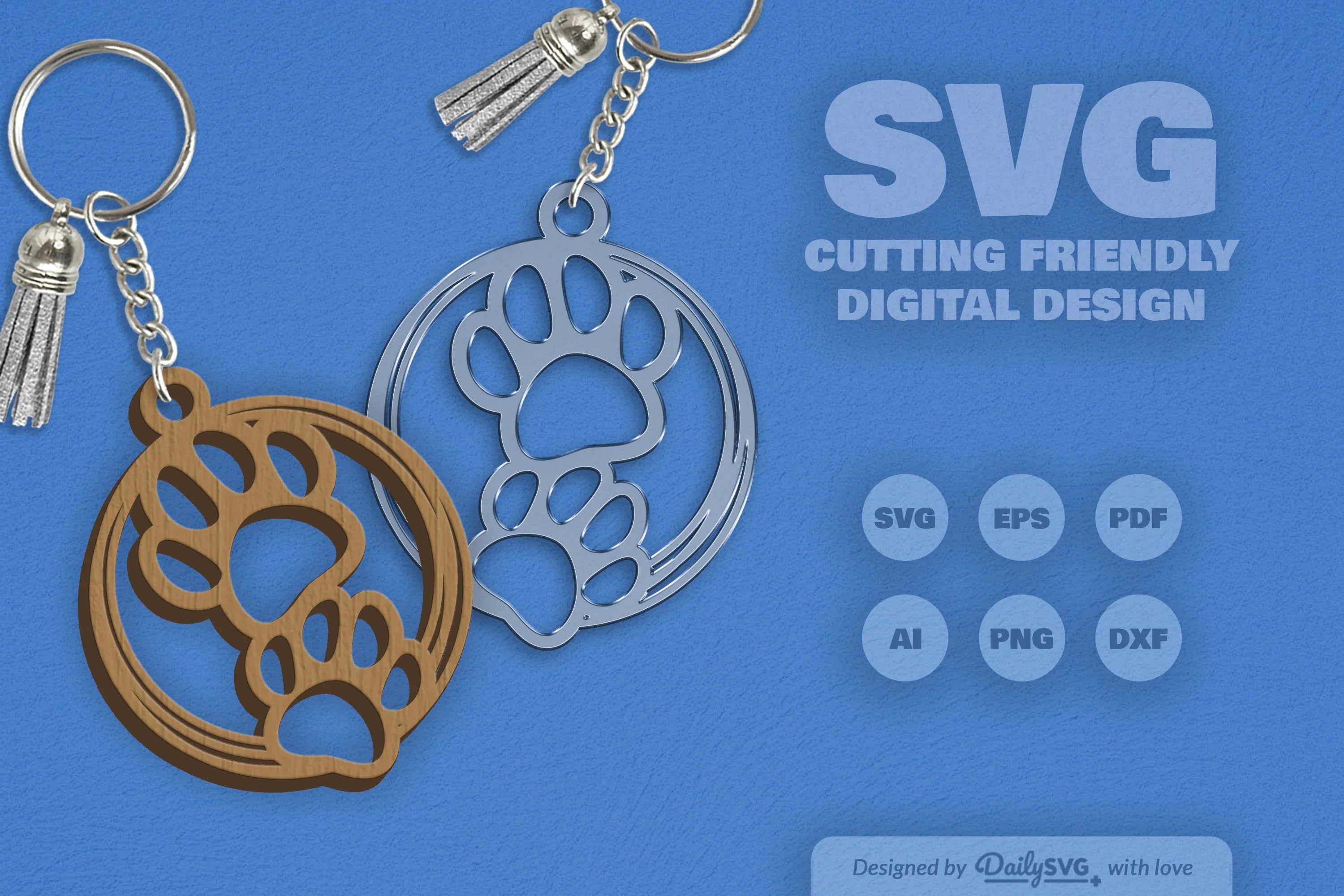 Paw SVG Bundle 1 - CraftNest - Digital Crafting and Art