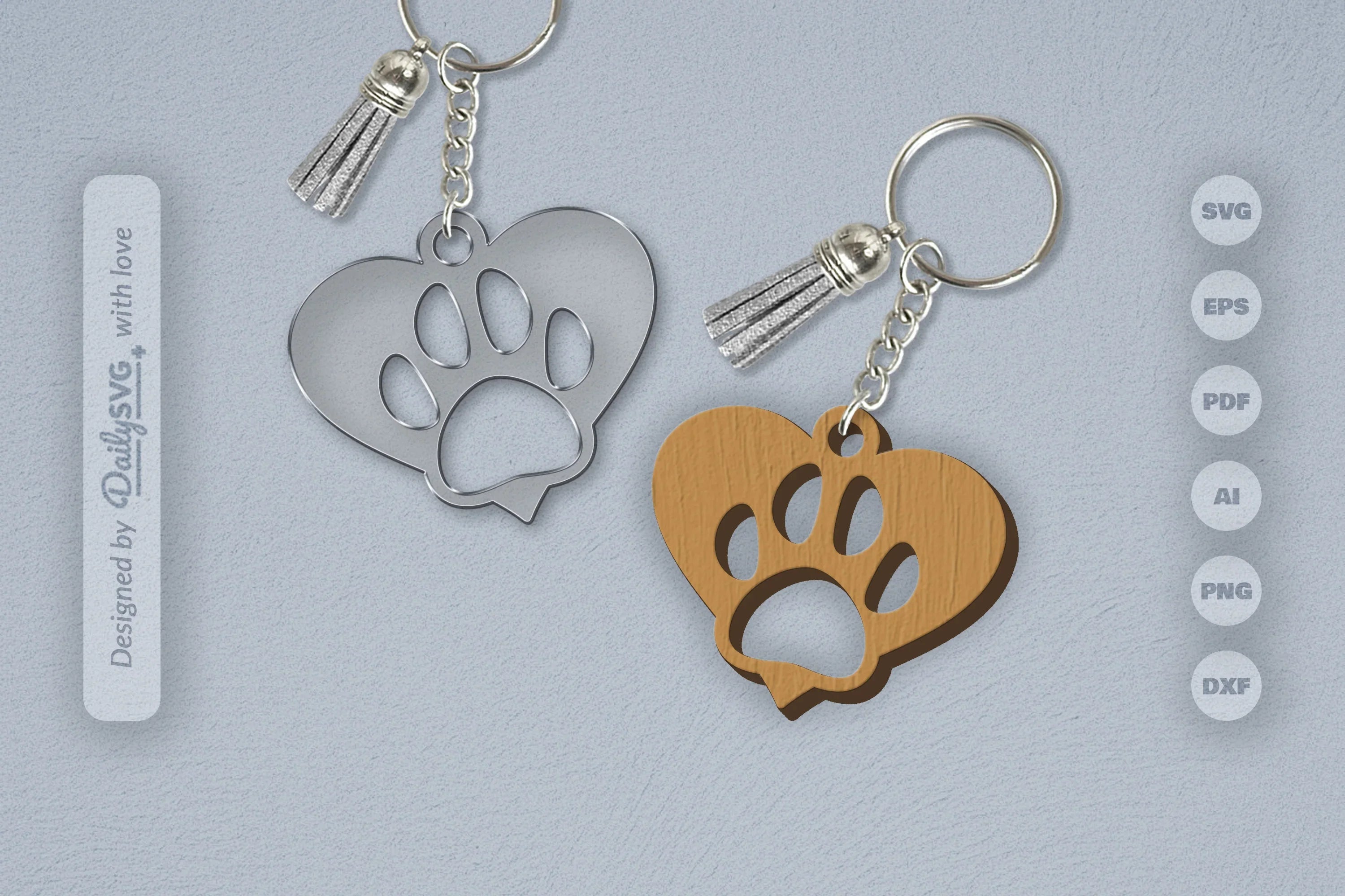 Paw SVG Bundle for Crafting 2 - CraftNest - Digital Crafting and Art