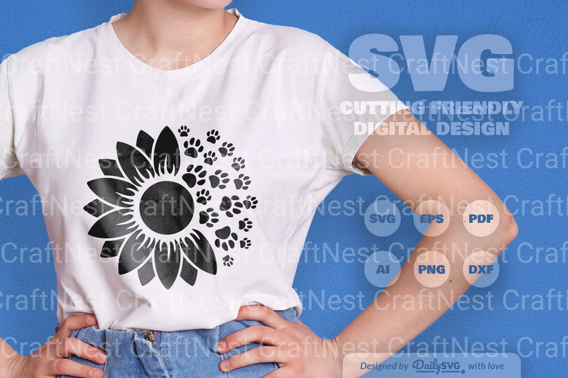 Paws SVG Bundle for Pets - CraftNest - Digital Crafting and Art