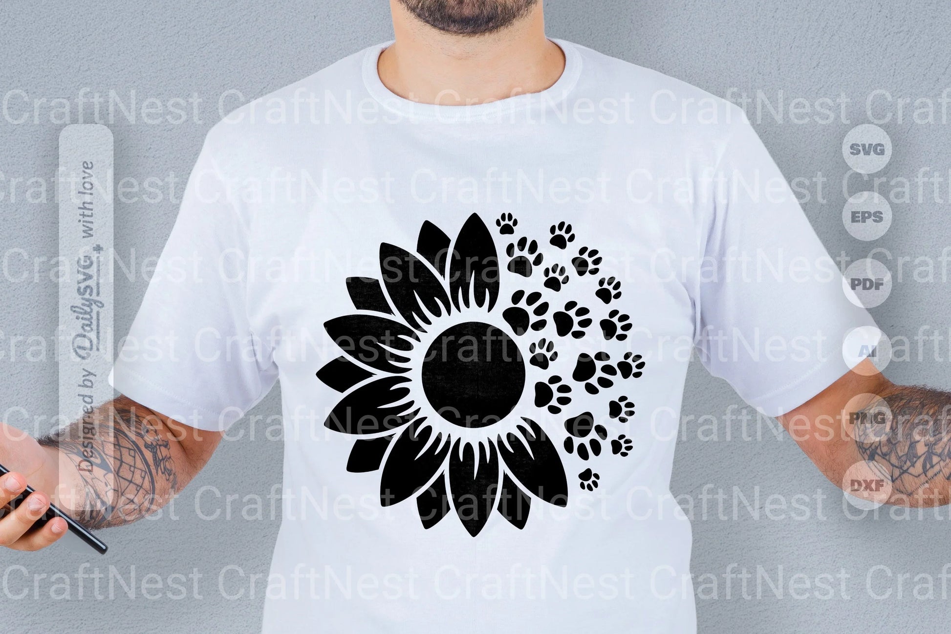 Paws SVG Bundle for Pets - CraftNest - Digital Crafting and Art