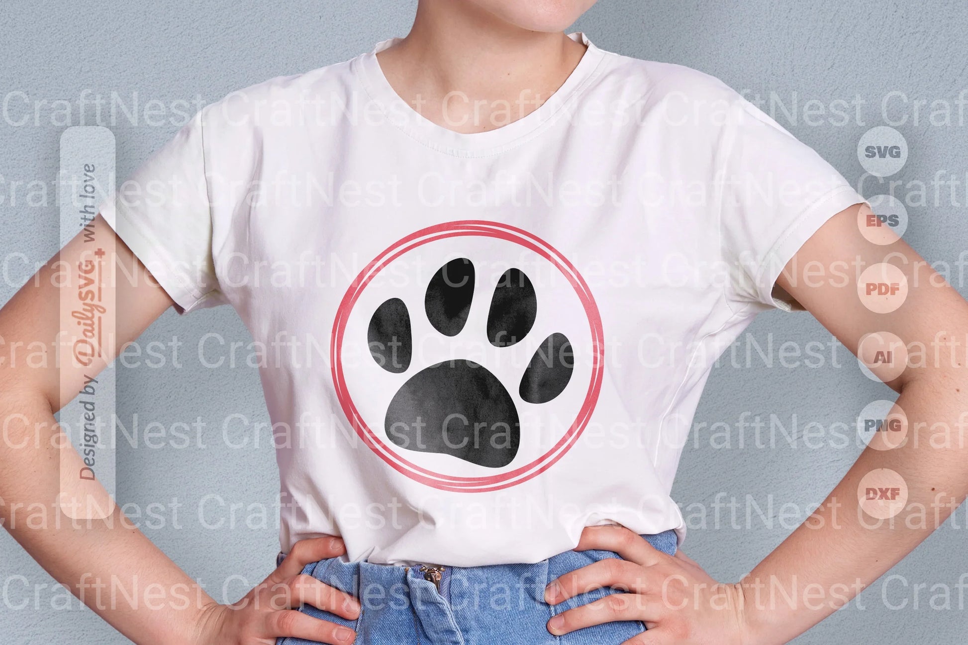 Paws SVG Bundle for Pets 1 - CraftNest - Digital Crafting and Art