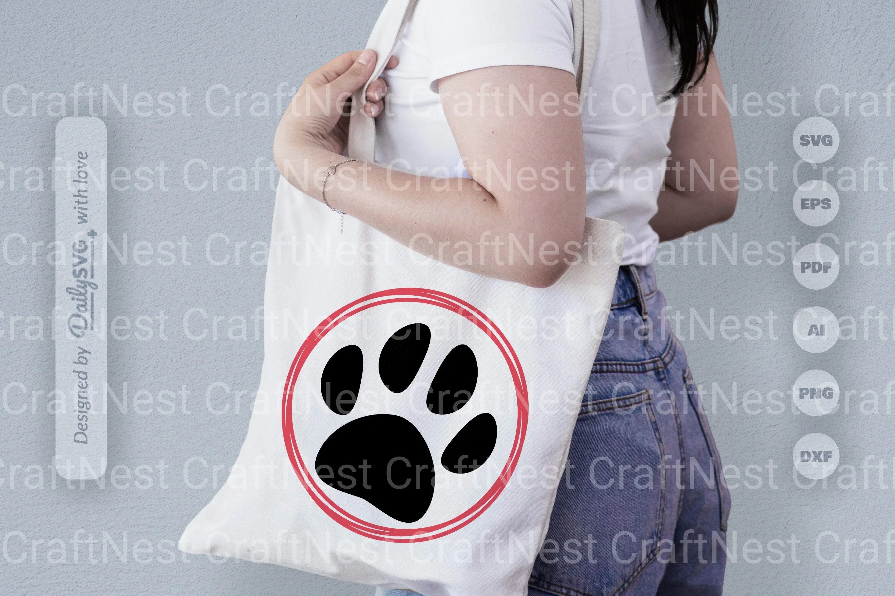 Paws SVG Bundle for Pets 1 - CraftNest - Digital Crafting and Art