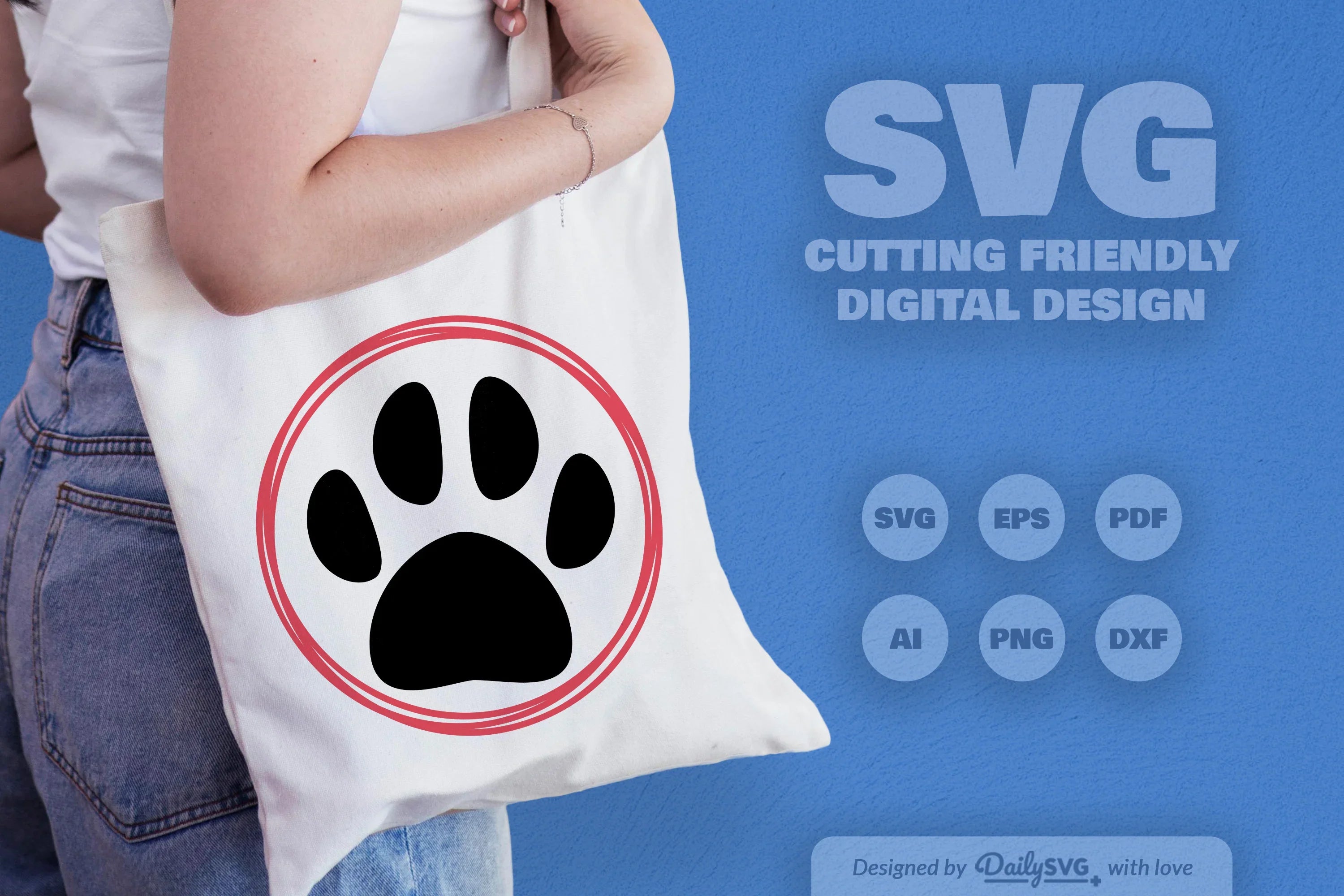 Paws SVG Bundle for Pets 1 - CraftNest - Digital Crafting and Art