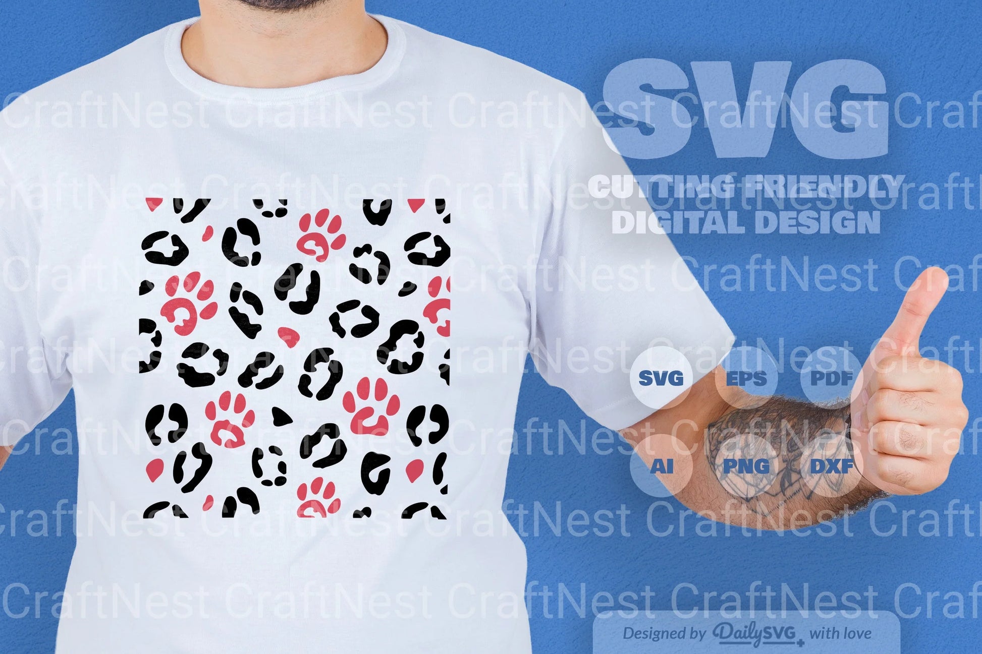 Paws SVG Bundle: Ultimate Pet Care Collection 7 - CraftNest - Digital Crafting and Art