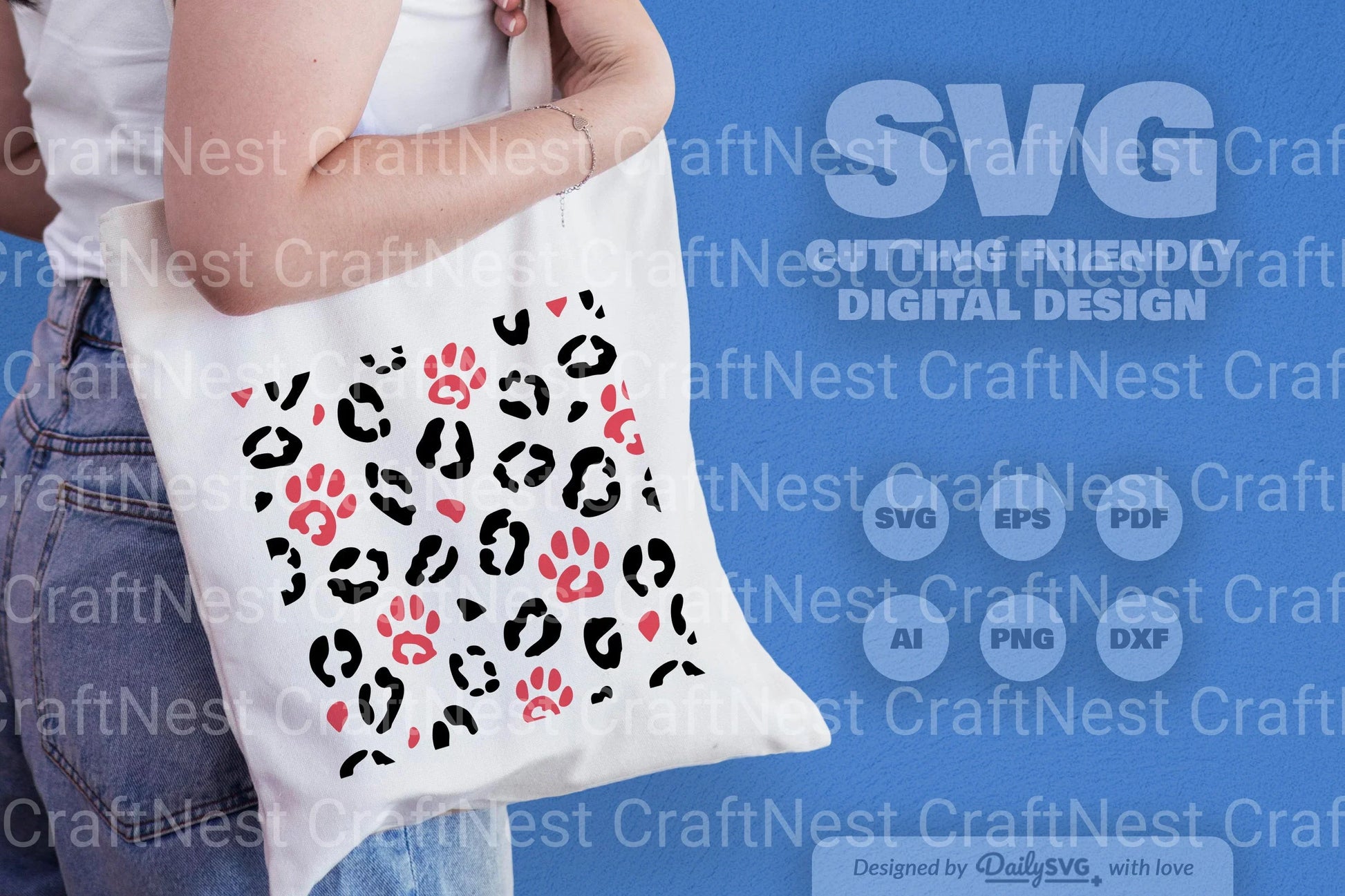 Paws SVG Bundle: Ultimate Pet Care Collection 7 - CraftNest - Digital Crafting and Art