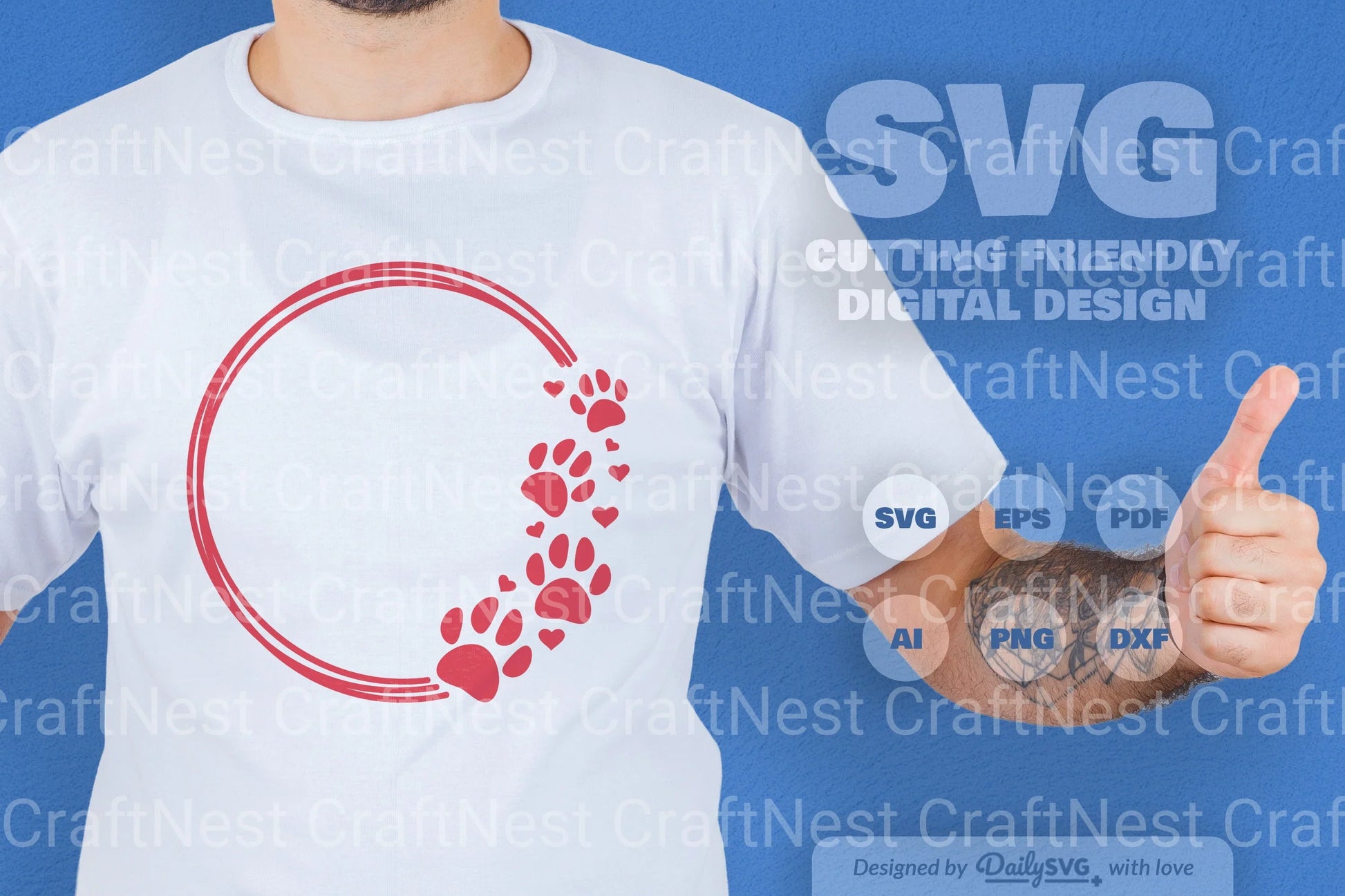 Paws SVG Bundle: Ultimate Pet Care Collection 2 - CraftNest - Digital Crafting and Art