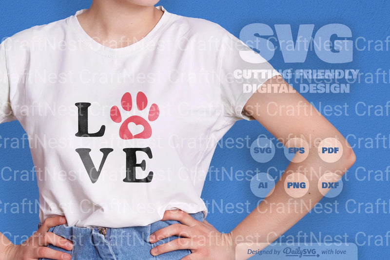 Paws SVG Bundle: Ultimate Pet Care Collection 1 - CraftNest - Digital Crafting and Art
