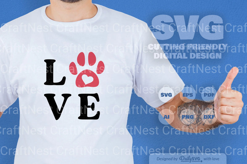 Paws SVG Bundle: Ultimate Pet Care Collection 1 - CraftNest - Digital Crafting and Art