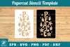 Peace Papercut Stencil Clipart Bundle
