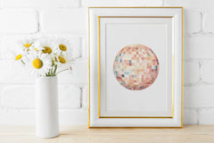 Peach Disco Balls Clipart Bundle - CraftNest - Digital Crafting and Art
