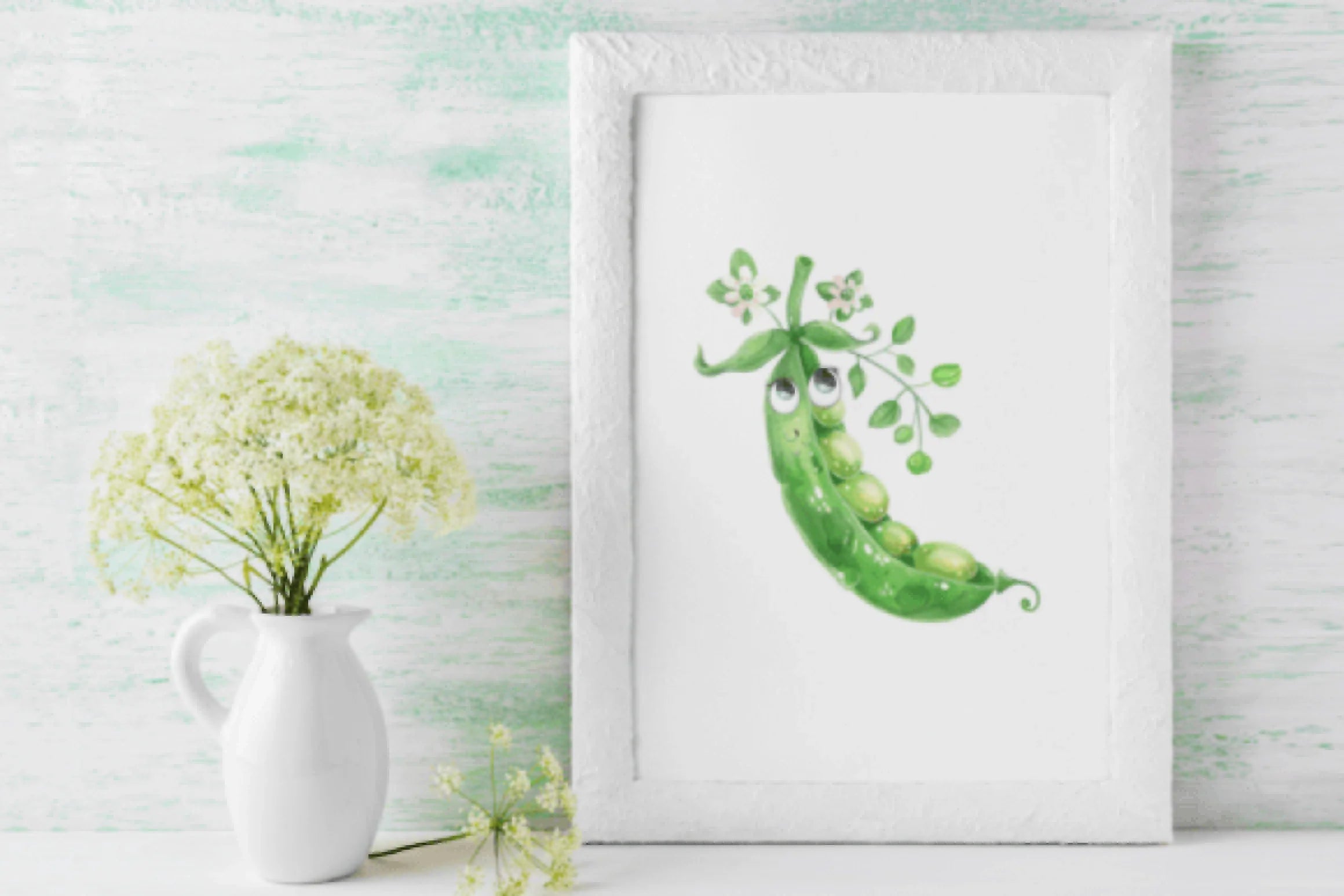 Peas in a Pod Clipart Bundle - CraftNest - Digital Crafting and Art