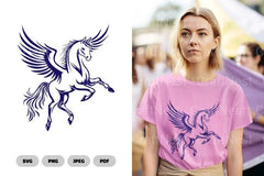 Pegasus and Mythical Creature Clipart Bundle - CraftNest - Digital Crafting and Art