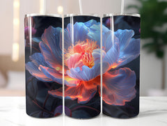 Peonies Flowers Tumbler Wrap - CraftNest - Digital Crafting and Art