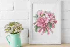Peony Bouquet Clipart Bundle - CraftNest - Digital Crafting and Art