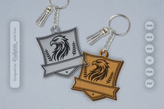 Personalized Wild Animal Keychain SVG Bundle SVGs - CraftNest - Digital Crafting and Art