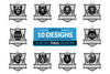 Personalized Wild Animal Keychain Laser Cut Clipart