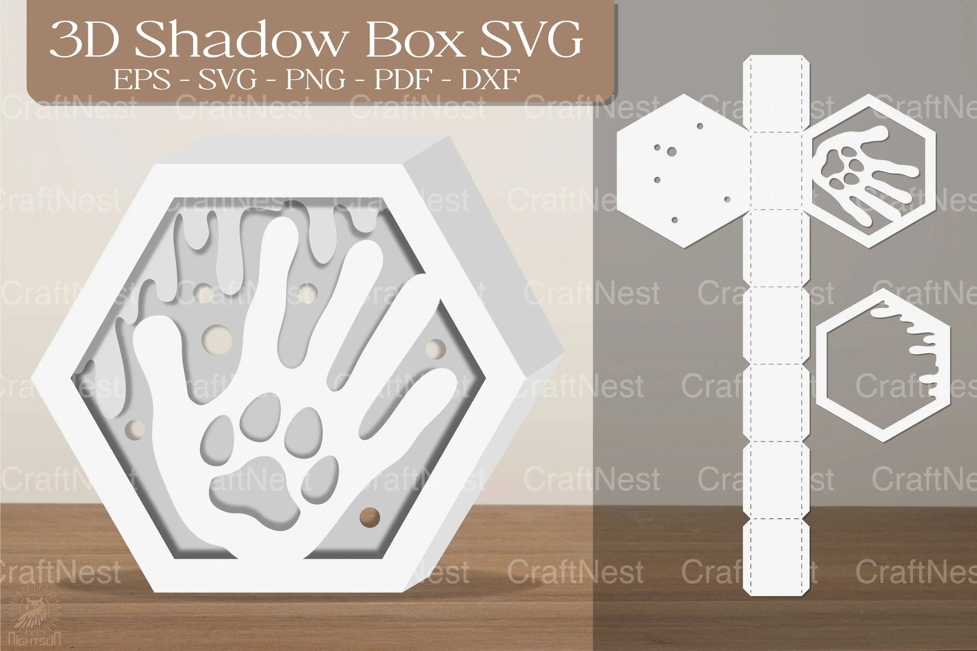 Pet 3D Shadow Box Clipart Bundle - CraftNest - Digital Crafting and Art