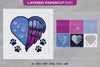 Pet Memorial 3D Layered Papercut Clipart Bundle