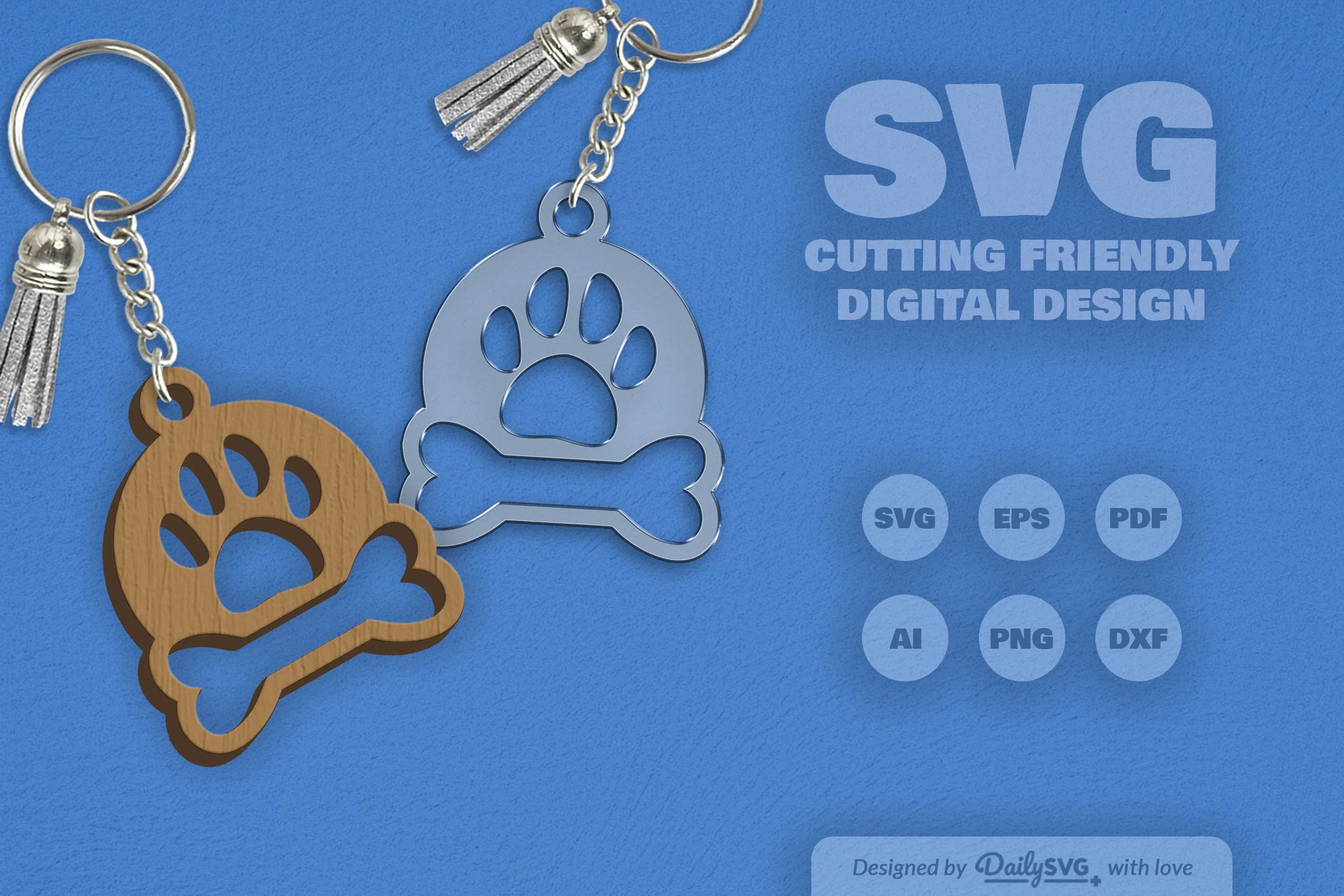 Pet Paw SVG Bundle 18 - CraftNest - Digital Crafting and Art