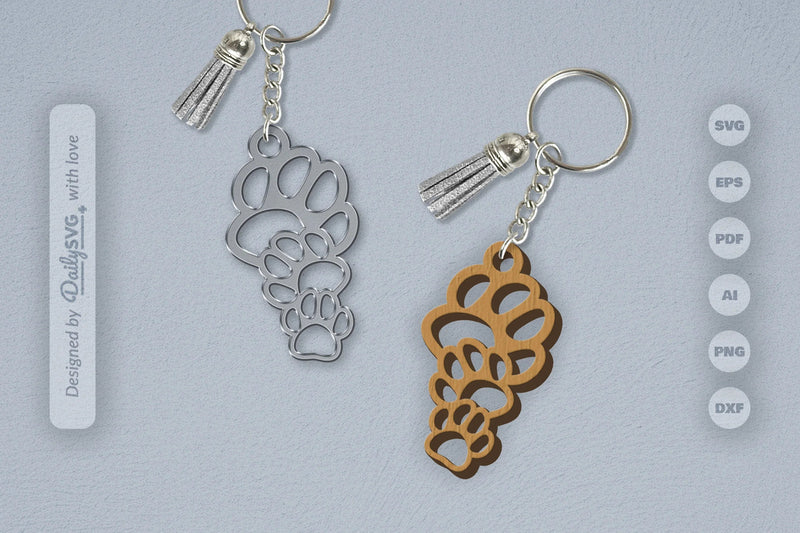 Pet Paw SVG Bundle 8 - CraftNest - Digital Crafting and Art