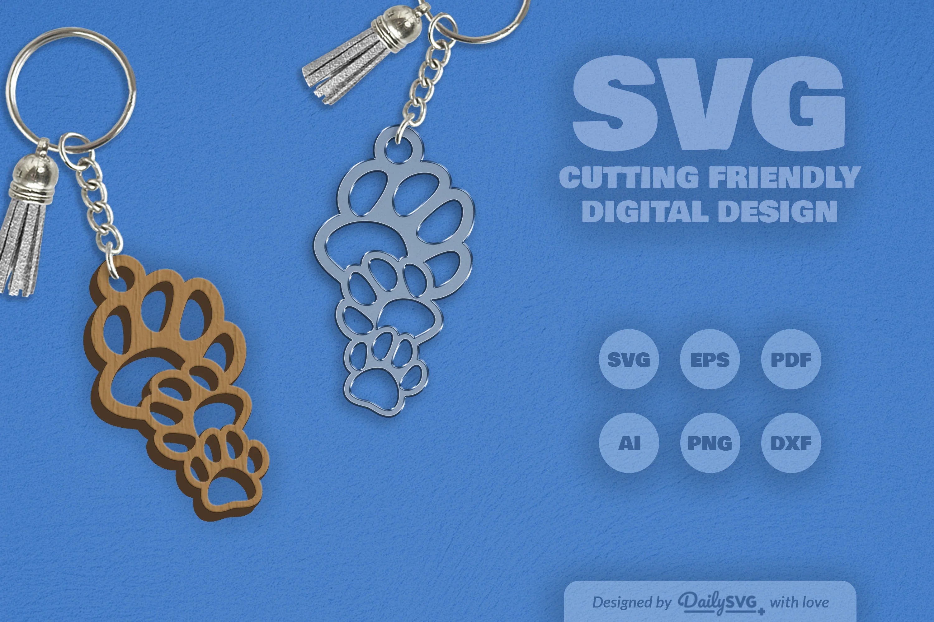 Pet Paw SVG Bundle 8 - CraftNest - Digital Crafting and Art