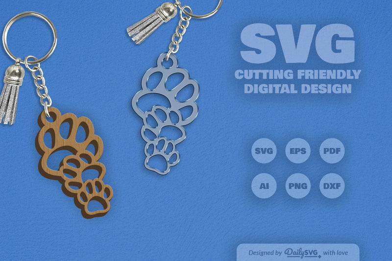 Pet Paw SVG Bundle 8 - CraftNest - Digital Crafting and Art