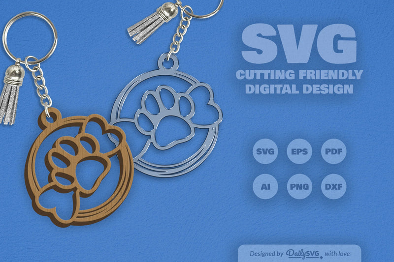 Pet Paw SVG Bundle 6 - CraftNest - Digital Crafting and Art