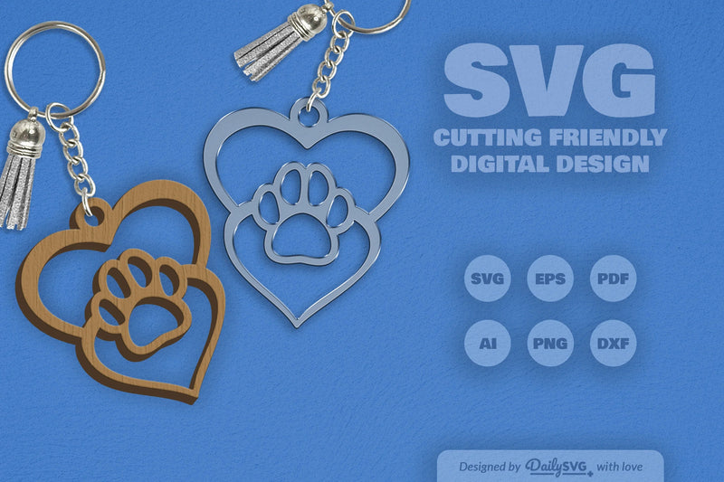 Pet Paw SVG Bundle 4 - CraftNest - Digital Crafting and Art