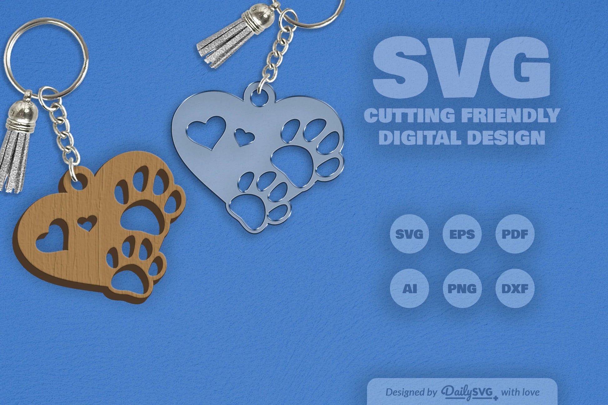 Pet Paw SVG Bundle 2 - CraftNest - Digital Crafting and Art