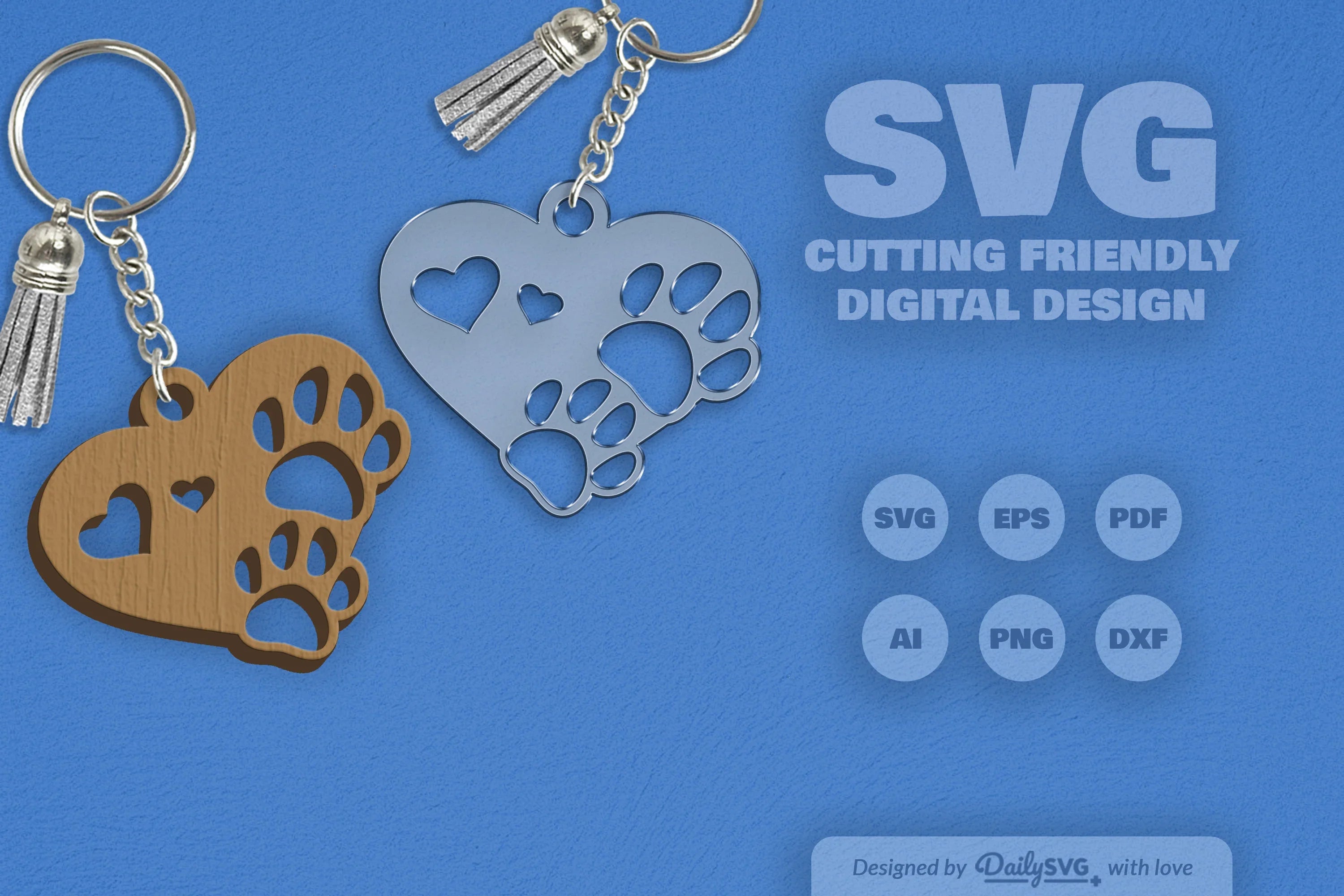 Pet Paw SVG Bundle 2 - CraftNest - Digital Crafting and Art