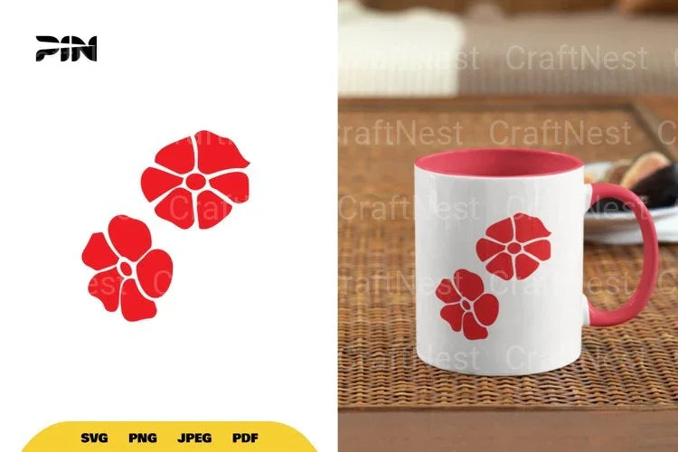 Petal Icon Flowers SVG Bundle - CraftNest - Digital Crafting and Art