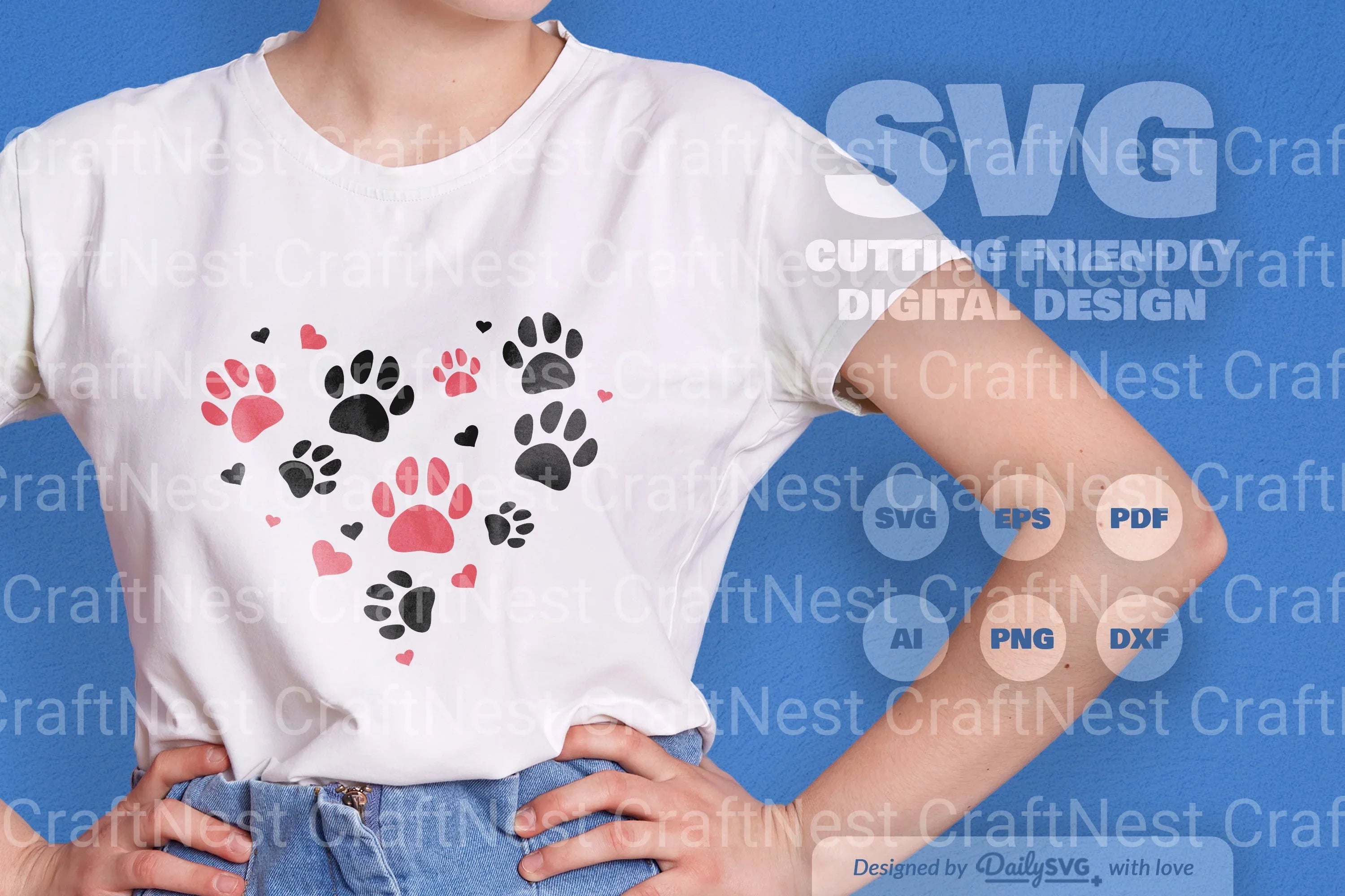 Pet and Paw SVG Bundle 2 - CraftNest - Digital Crafting and Art