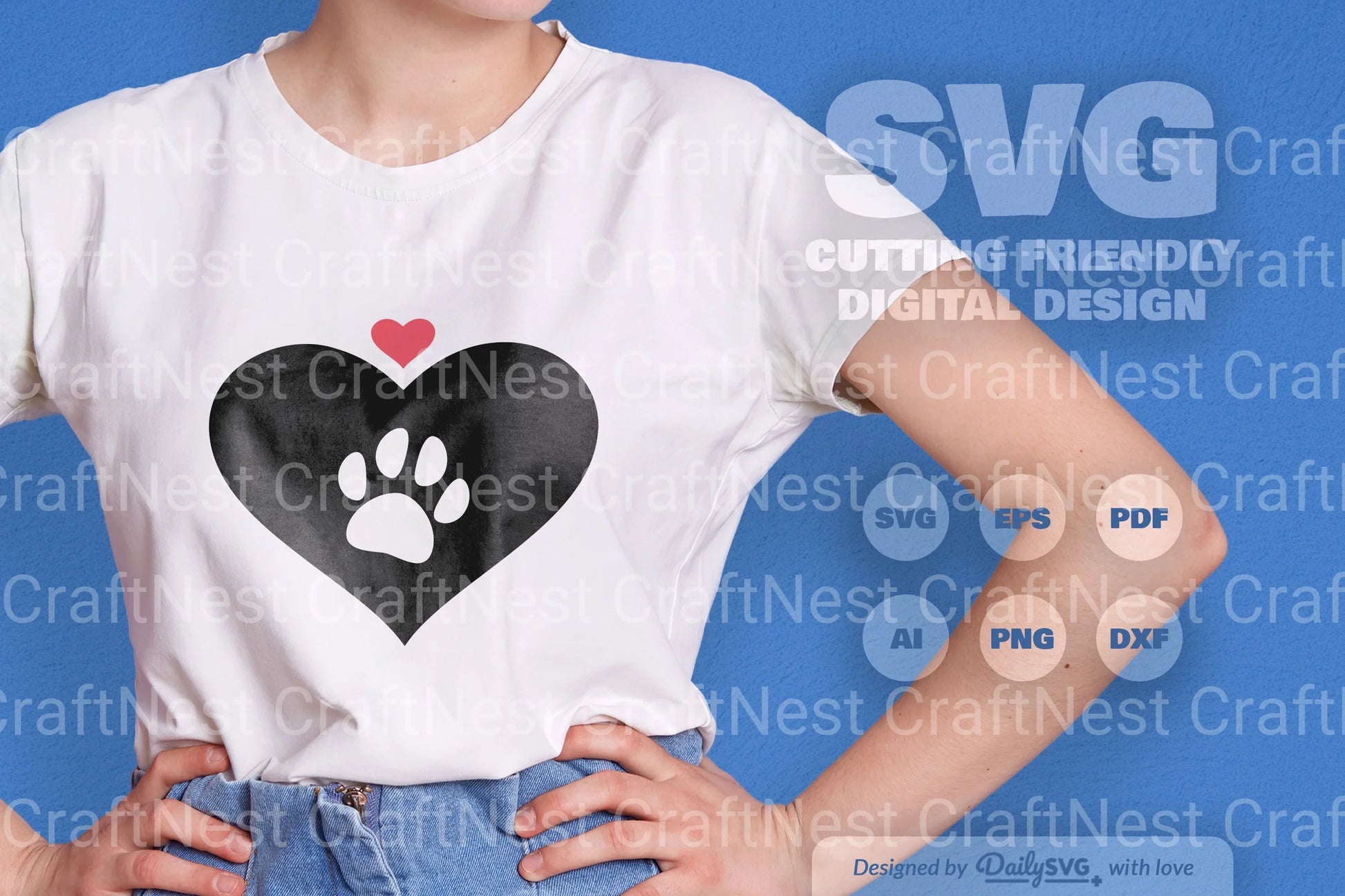 Pet and Paw SVG Bundle 7 - CraftNest - Digital Crafting and Art