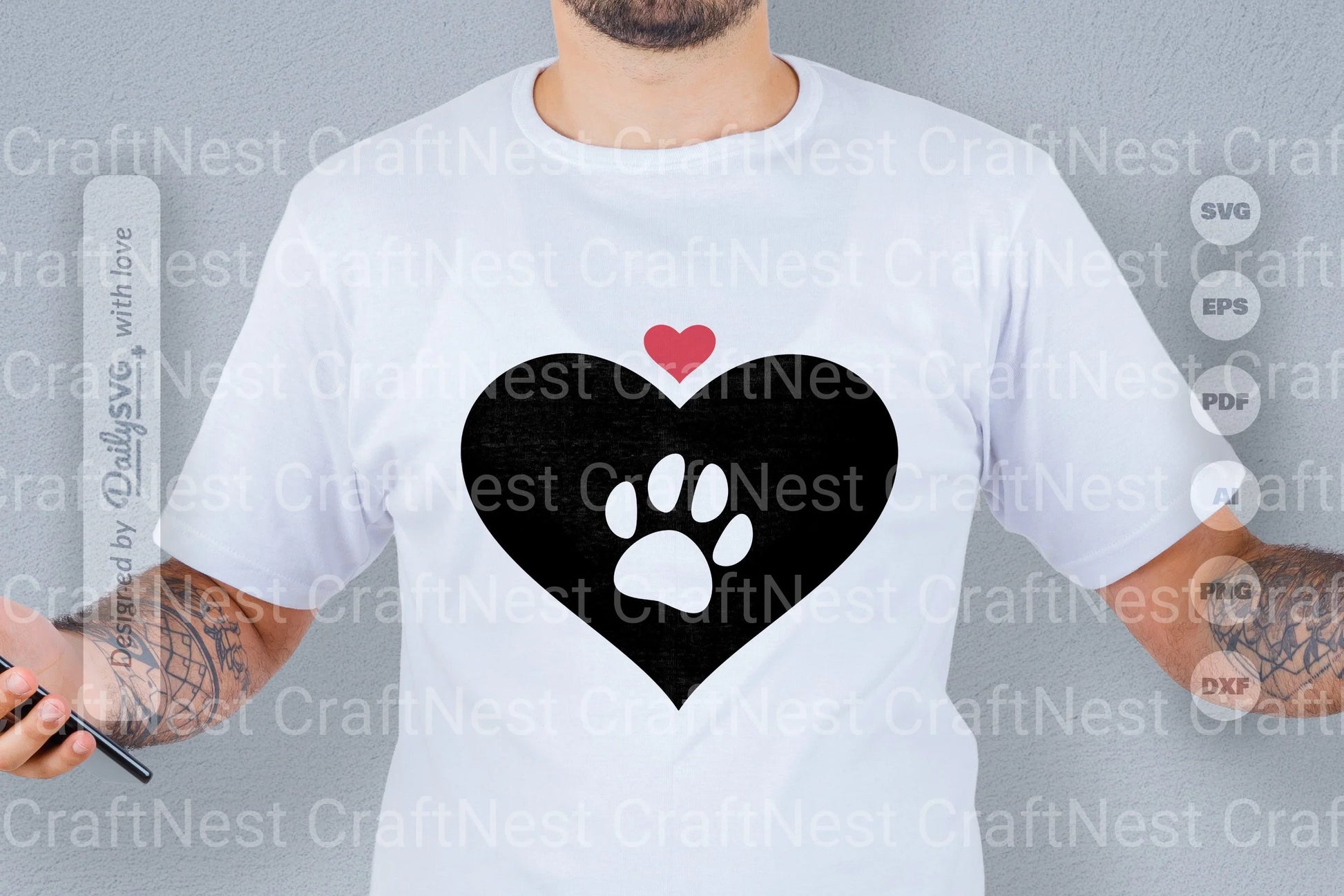 Pet and Paw SVG Bundle 7 - CraftNest - Digital Crafting and Art