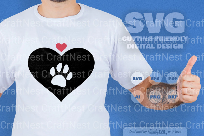 Pet and Paw SVG Bundle 7 - CraftNest - Digital Crafting and Art