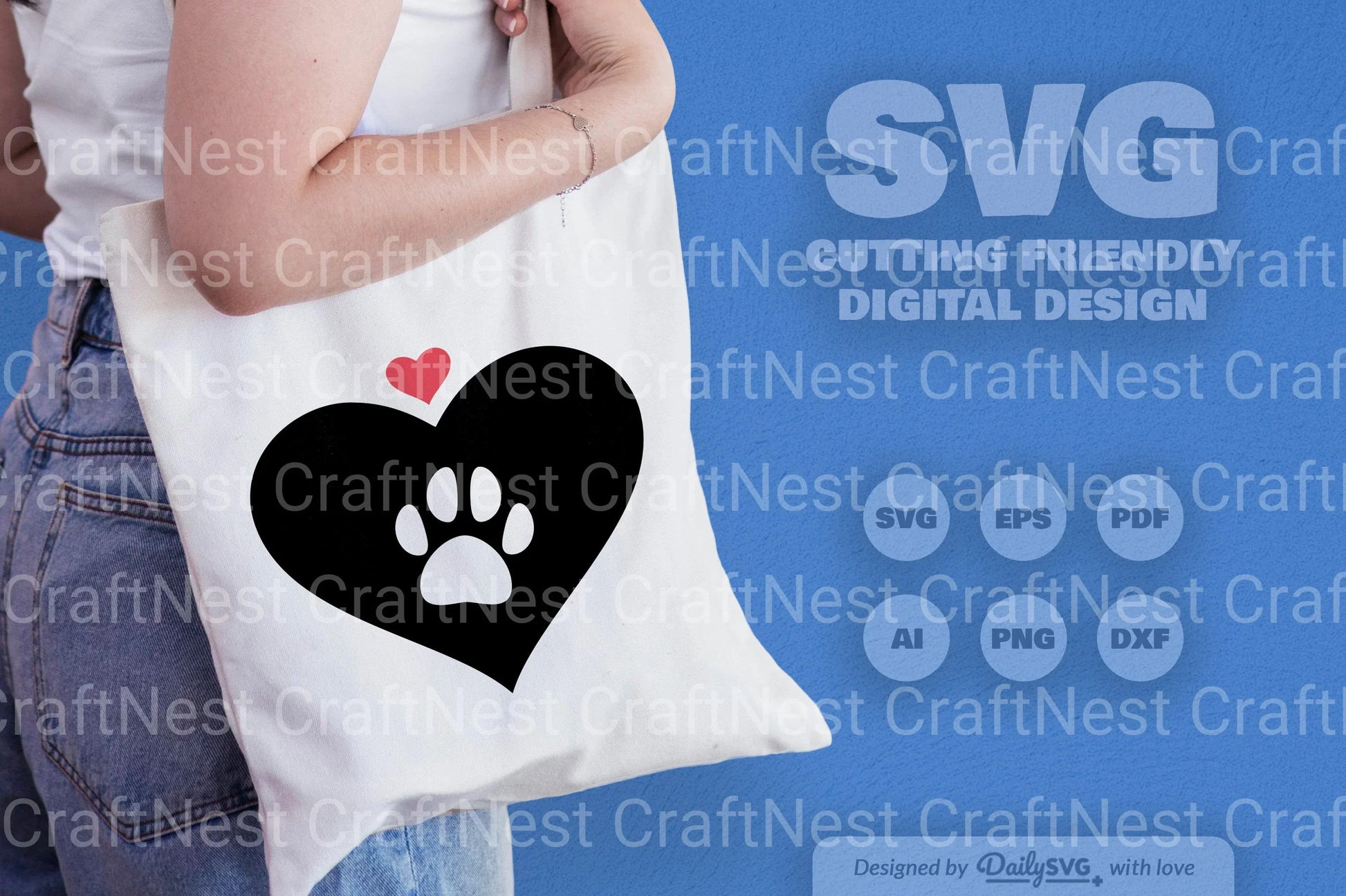 Pet and Paw SVG Bundle 7 - CraftNest - Digital Crafting and Art