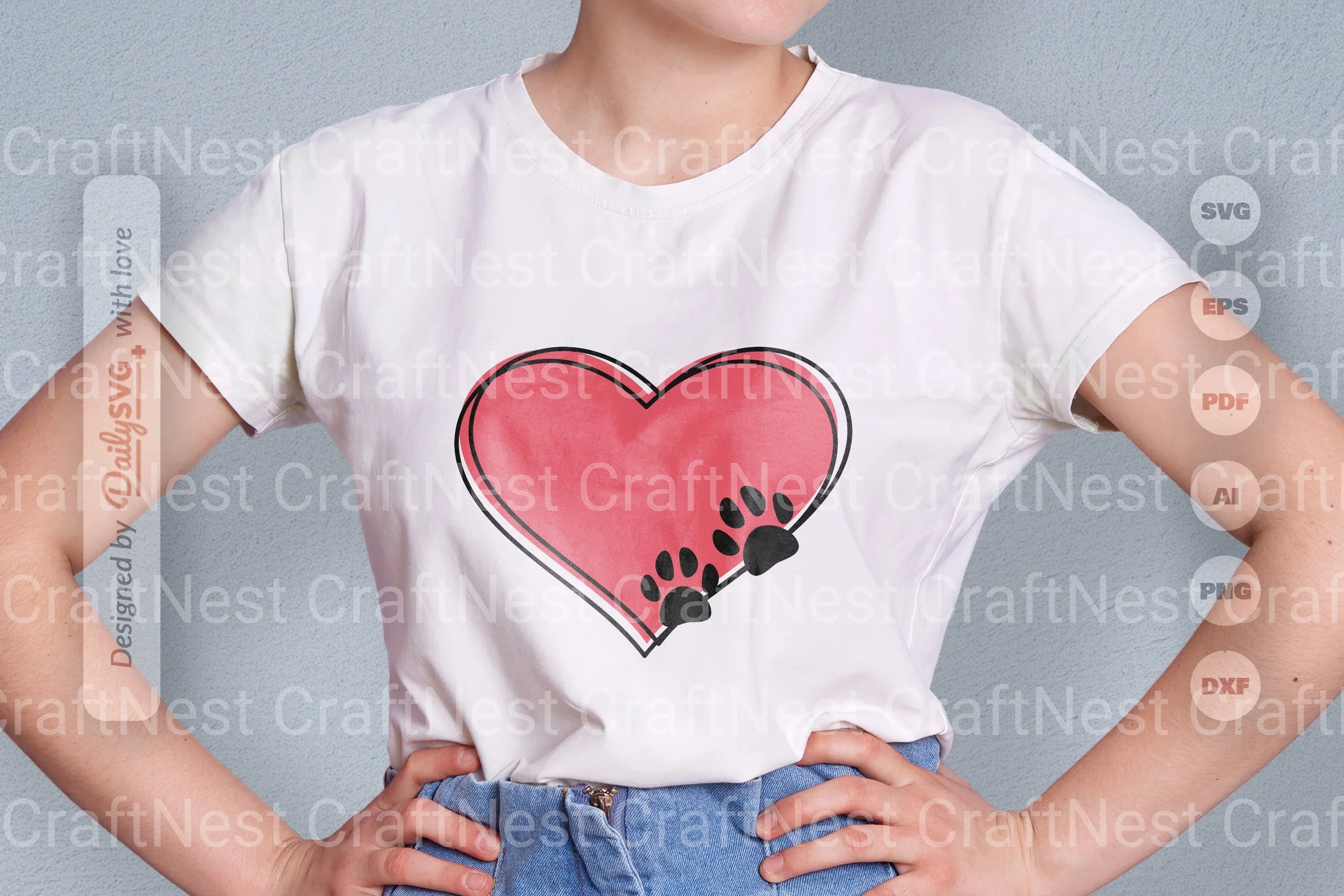 Pet and Paw SVG Bundle for Ultimate Care - CraftNest - Digital Crafting and Art