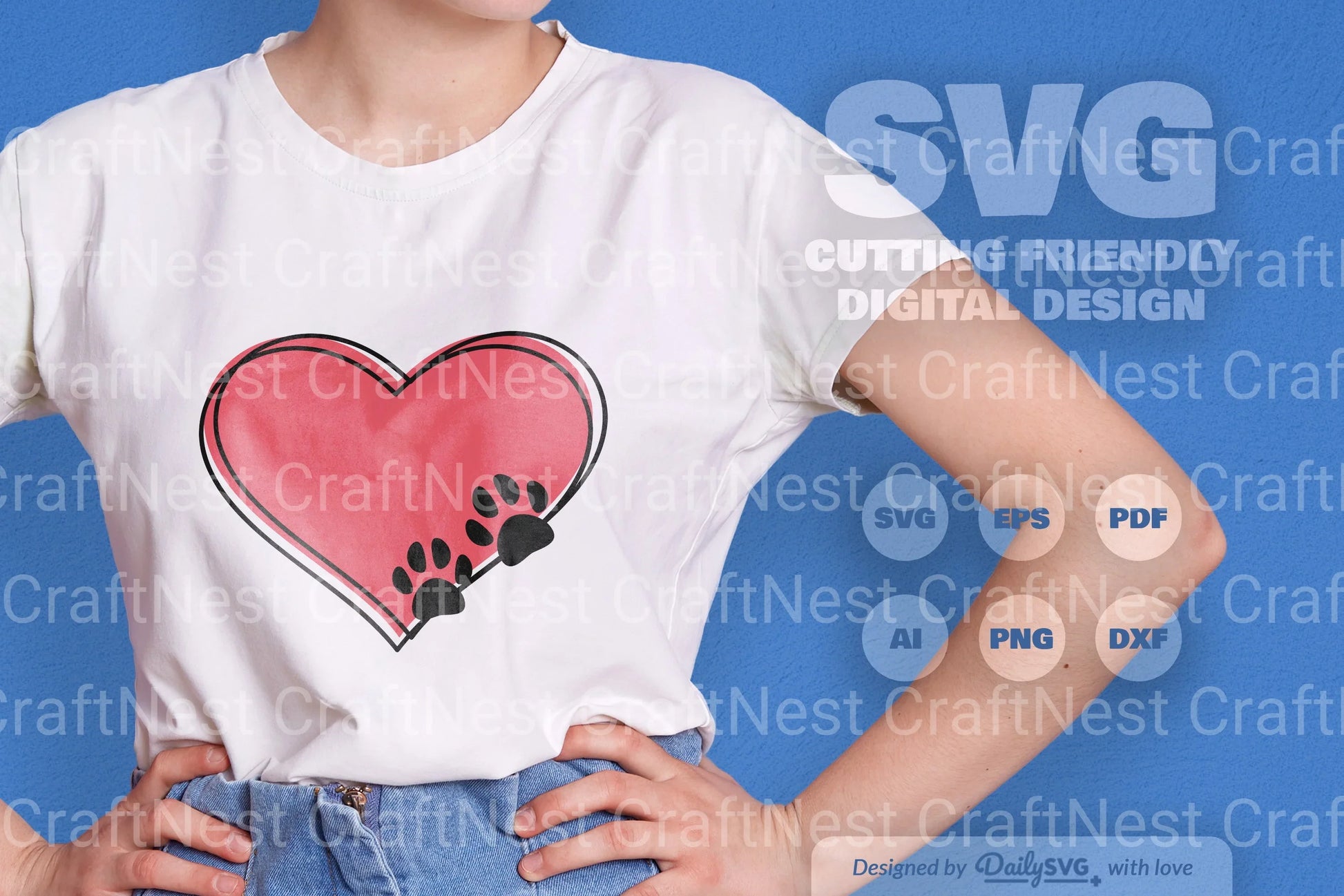 Pet and Paw SVG Bundle for Ultimate Care - CraftNest - Digital Crafting and Art