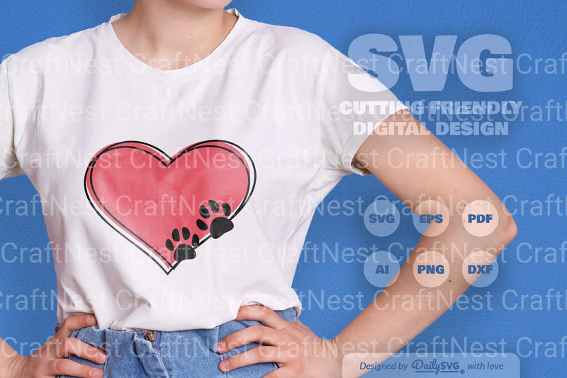 Pet and Paw SVG Bundle for Ultimate Care - CraftNest - Digital Crafting and Art