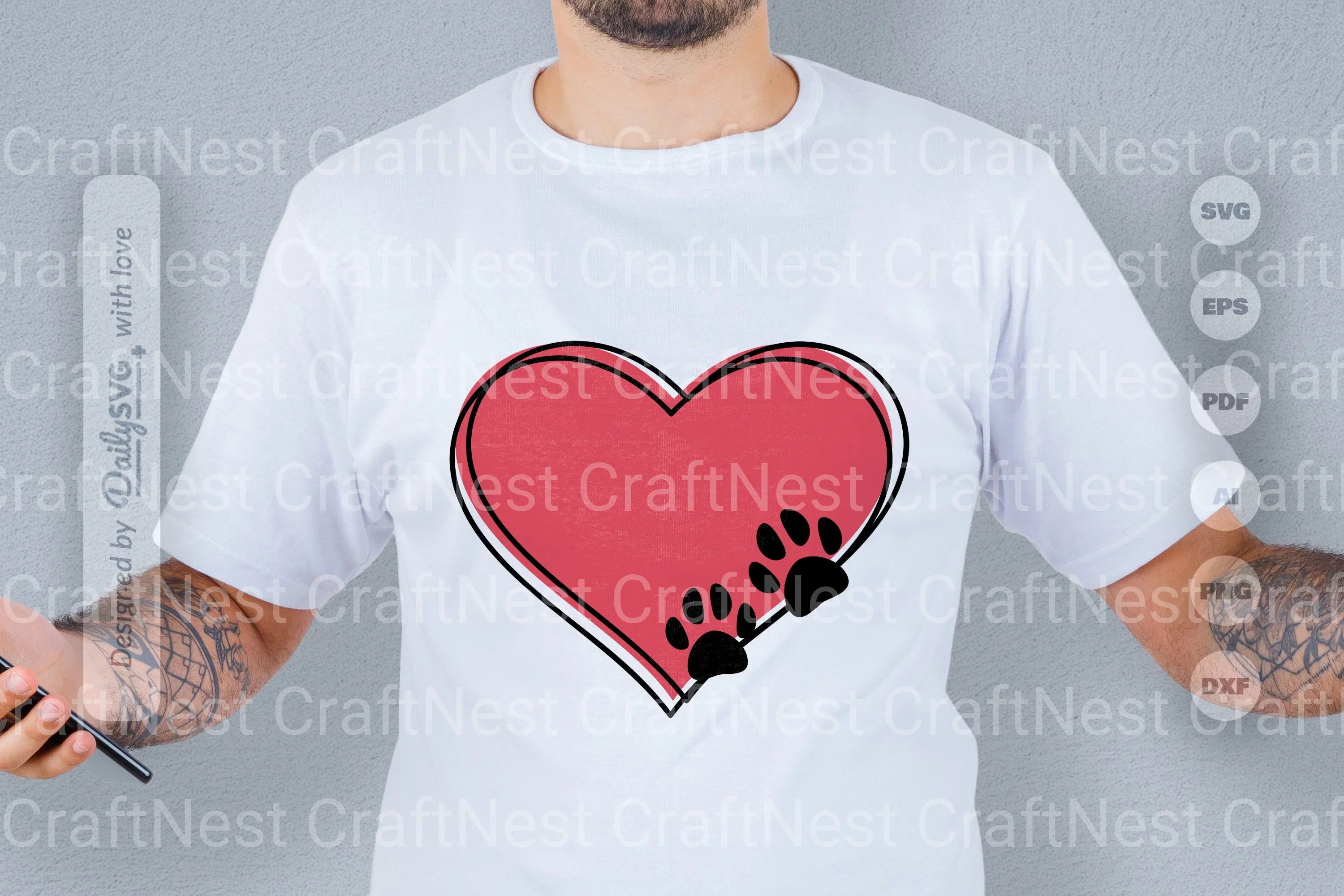 Pet and Paw SVG Bundle for Ultimate Care - CraftNest - Digital Crafting and Art