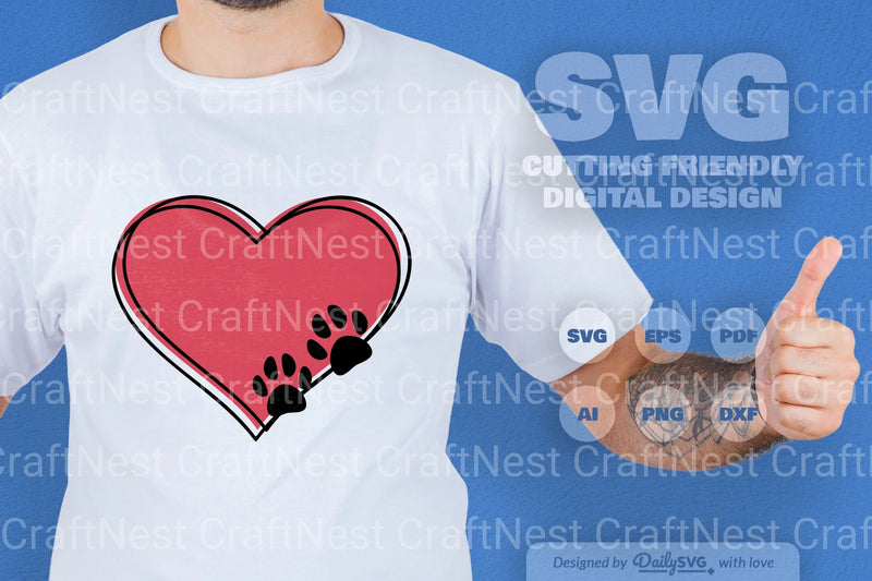 Pet and Paw SVG Bundle for Ultimate Care - CraftNest - Digital Crafting and Art