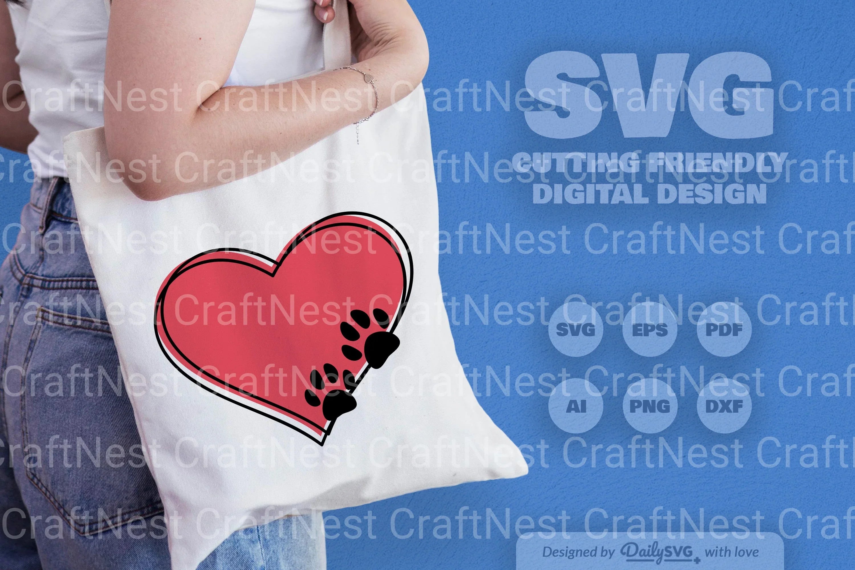 Pet and Paw SVG Bundle for Ultimate Care - CraftNest - Digital Crafting and Art