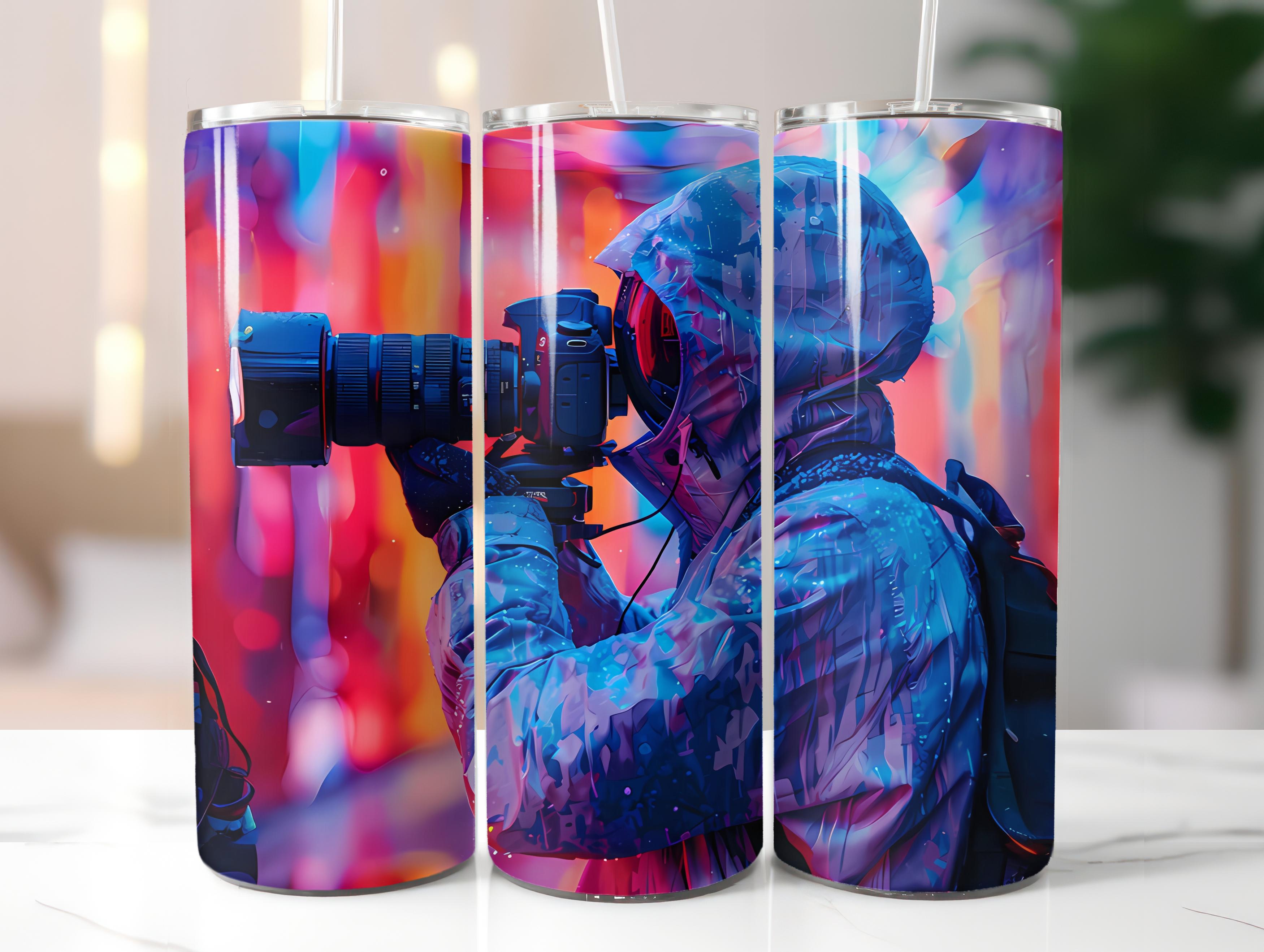 Photographer Profession 4 Tumbler Wrap - CraftNest - Digital Crafting and Art