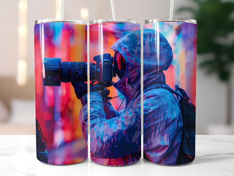 Photographer Profession 4 Tumbler Wrap - CraftNest - Digital Crafting and Art