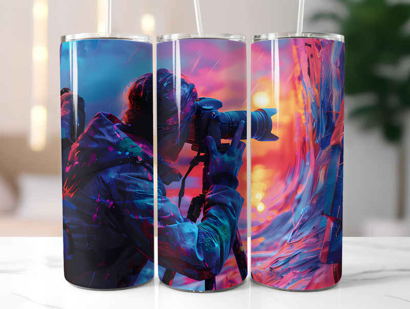 Photographer Profession 1 Tumbler Wrap - CraftNest - Digital Crafting and Art