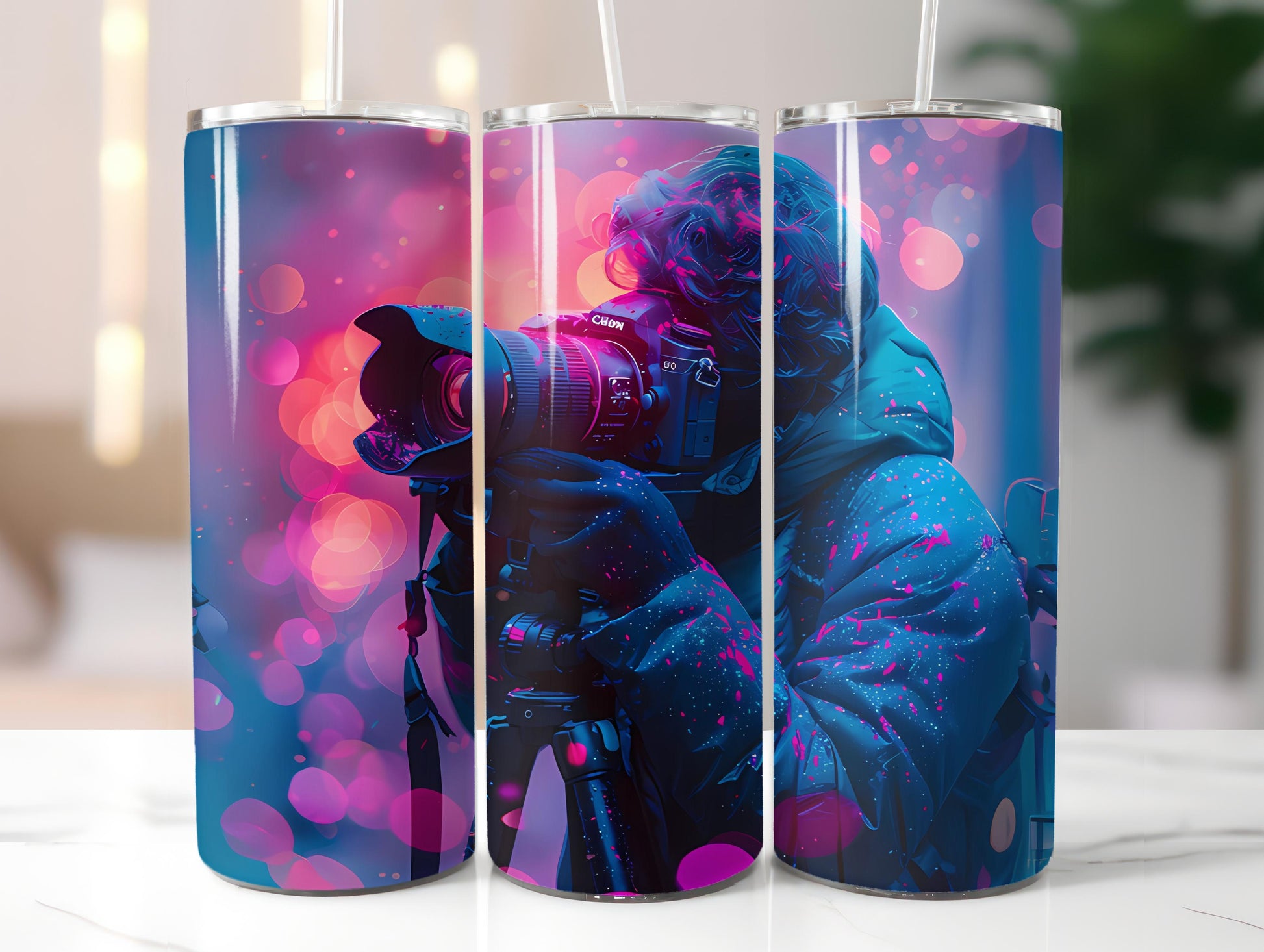 Photographer Profession 3 Tumbler Wrap - CraftNest - Digital Crafting and Art